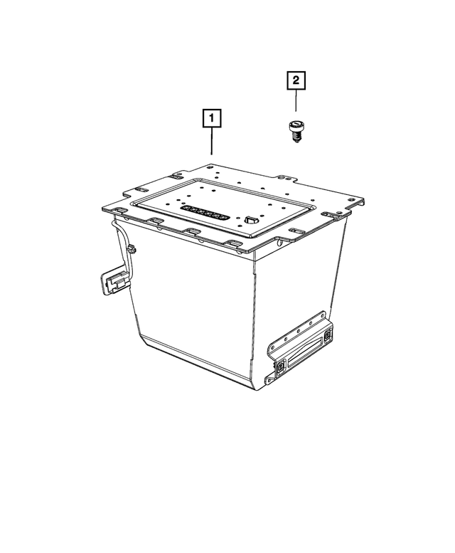 68519267AA - : Console Lock Cylinder for Mopar Image