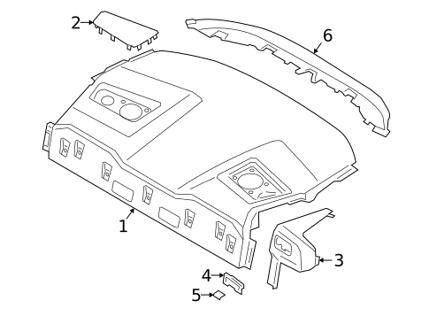 Interior Trim - Rear Body for 2024 BMW M8 #0