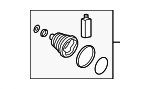 49583C1350 - Suspension: Inner Boot for Kia Image