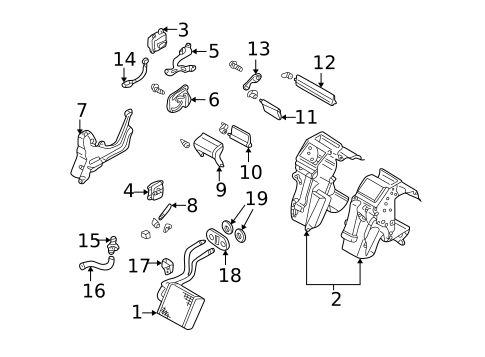 Heater for 2005 INFINITI Q45 #0
