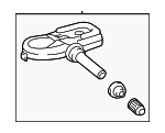 4260702050 - Electrical: TPMS Sensor for Toyota: 4Runner, Avalon, bZ4X, C-HR, Camry, Corolla, Corolla Cross, Crown, Mirai, Prius, Prius AWD-e, Prius Prime, RAV4, RAV4 Prime, Sequoia, Tacoma, Tundra, Venza Image