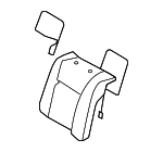 7107850E21F2 - : Seat Back Cover for Lexus: LS460, LS600h Image