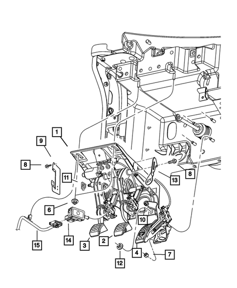 Brake Pedals for 2006 Dodge Viper #0