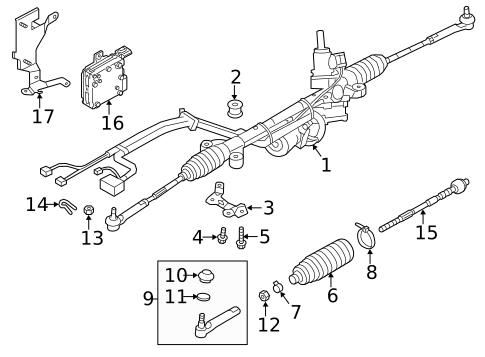 Steering Gear & Linkage for 2016 Subaru Impreza #0