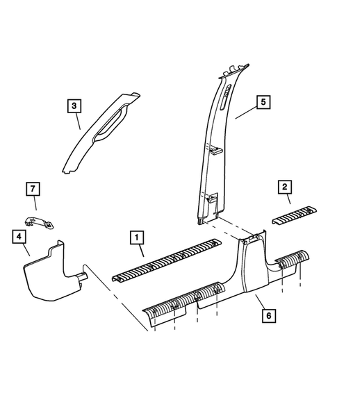 Moldings, Scuff Plates for 2002 Jeep Liberty #1