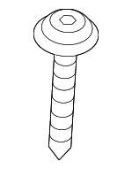 6508452AA - Body: Side Rail Screw for Jeep: Compass, Patriot Image