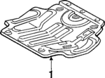 MB635452 - : Splash Shield for Mitsubishi: Montero Image