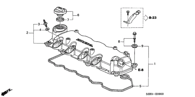 Cylinder Head Cover for 2005 Honda Civic #0