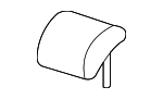 C2S45940LEG - Body: Headrest, Center for Jaguar Image
