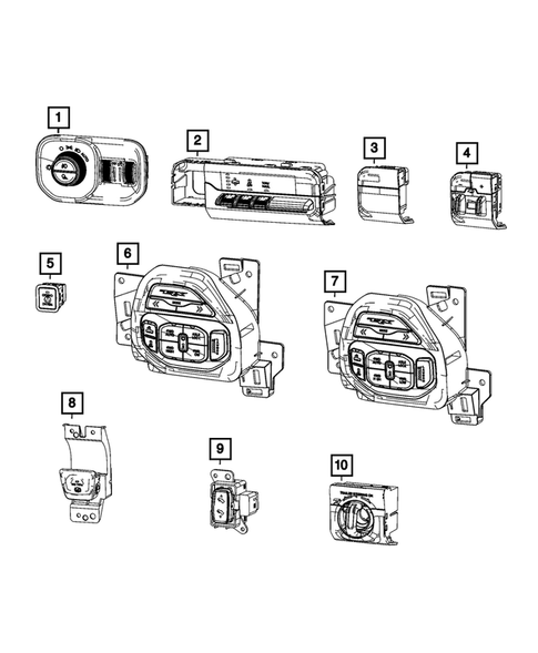 Switches for 2024 Ram 1500 #0