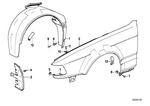 51711908001 - Bodywork: Covering Left for BMW Image