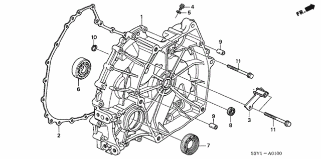 Flywheel Case for 2003 Honda Insight #0