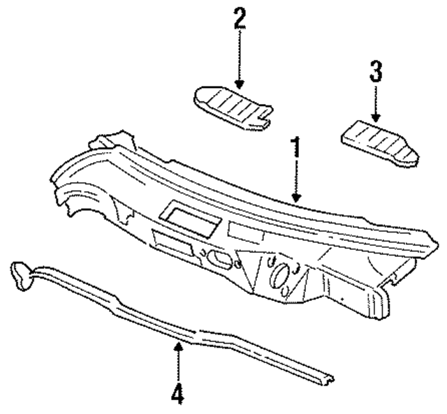 6600001P00 - : Cowl Top Panel for Nissan Image