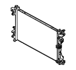 68655049AA - Cooling System: Radiator for Fiat: 500E Image