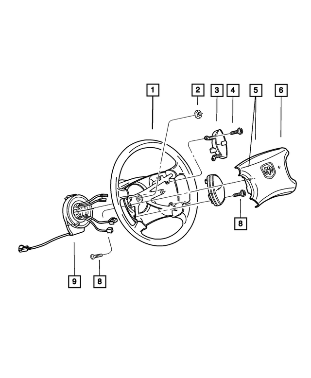 6035142 - Steering: Screw for Mopar Image