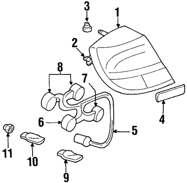 19168989 - : Tail Lamp for GM Image