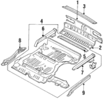 BA1070750A - Body: Rear Panel for Mazda: GLC Image
