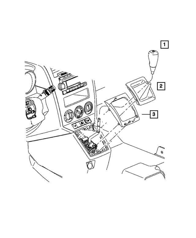 5273271AA - NVG Manual Transaxle 5 Speed: Gearshift Boot for Mopar Image