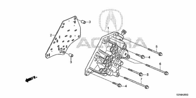 AT Manual Valve Body (6AT) for 2014 Acura MDX #0