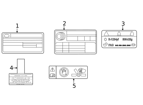 Labels for 2022 Hyundai Santa Cruz #0