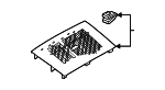 51459627931 - Body: Speaker Grille for Mini Image