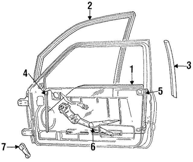 55075774AB - Body: Window Channel for Mopar Image