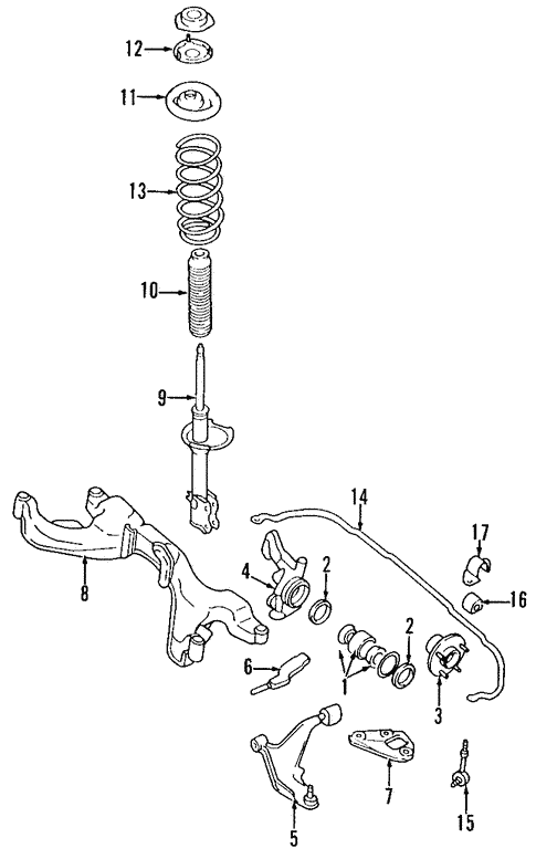 Front Suspension for 2003 Infiniti I35 | OEM Parts Online