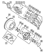 6504691 - Service Brakes: Bolt, Mounting for Mopar Image