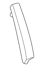 72970S9VA00ZA - Body: Front Molding for Honda: Pilot Image