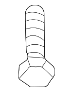 9163180610 - Body: Spoiler Bolt for Lexus: RX300 Image