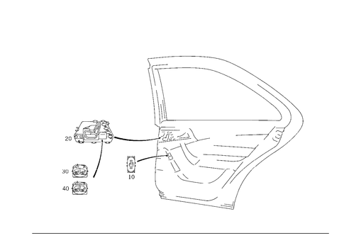 Switch Rear Door Lining for 2000 Mercedes-Benz S430 #0