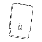 3CN885753BJB1 - Body: Rear Panel Trim for Volkswagen: Atlas Image