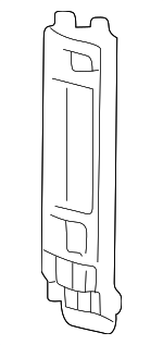 9762338000 - HVAC: Filter Cover for Hyundai: Santa Fe, Sonata, XG300, XG350 Image