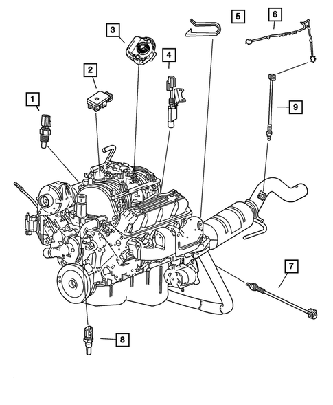 Sensors for 2001 Dodge Dakota #4