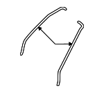 816812J000 - Body: Drain Hose for Kia: Borrego Image