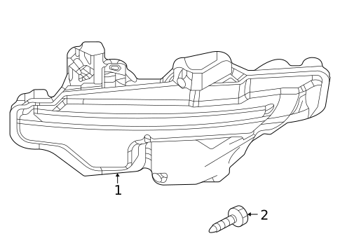 Daytime Running Lamp Components for 2023 Mazda MX-30 EV #0
