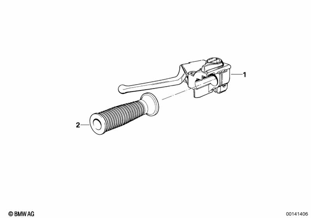 32721457069 - Steering: Handle Unit Left -  for BMW-Motorrad Image