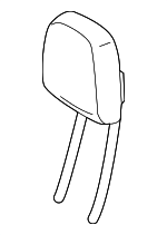 20497002809E43 - Body: Headrest for Mercedes-Benz Image