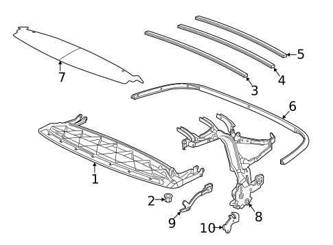 Frame & Components for 2014 Chevrolet Corvette #1