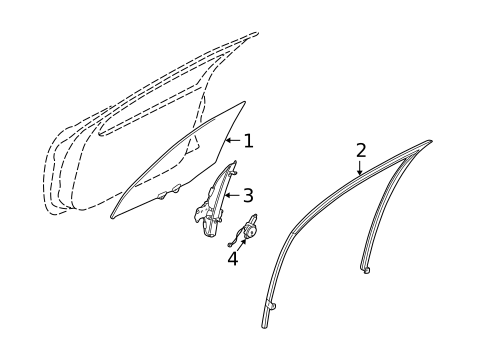 Front Door for 2004 INFINITI I35 #1