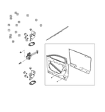 68306515AA - : Door Upper Hinge, Left for Mopar Image