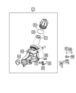 68148343AA - 3.0L Turbo Diesel; Engine: Washer for Jeep: Gladiator, Grand Cherokee, Wrangler | Ram: 1500, 1500 Classic Image