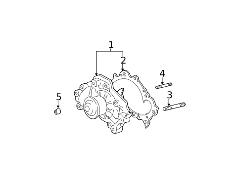 Water Pump for 2006 Toyota Camry #0