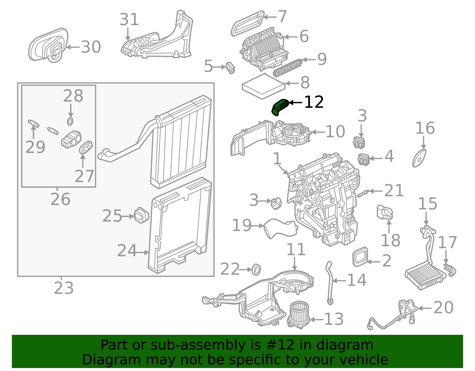 2020-2025 Cadillac CT4 Bracket 84652531 | TascaParts.com