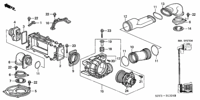IMA PDU Cooling Unit for 2000 Honda Insight #0