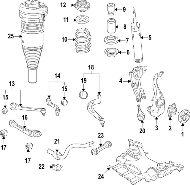 8W0411105HN - Suspension: Coil Spring for Audi Image