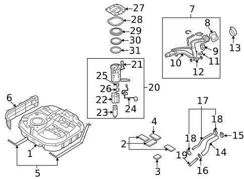 Fuel Pump for 2012 Hyundai Elantra #0