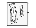 6242042080C0 - Body: Upper Center Pillar Trim for Subaru Image