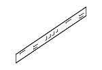 905209BU0A - Body: Tailgate Trim Cover for Nissan Image