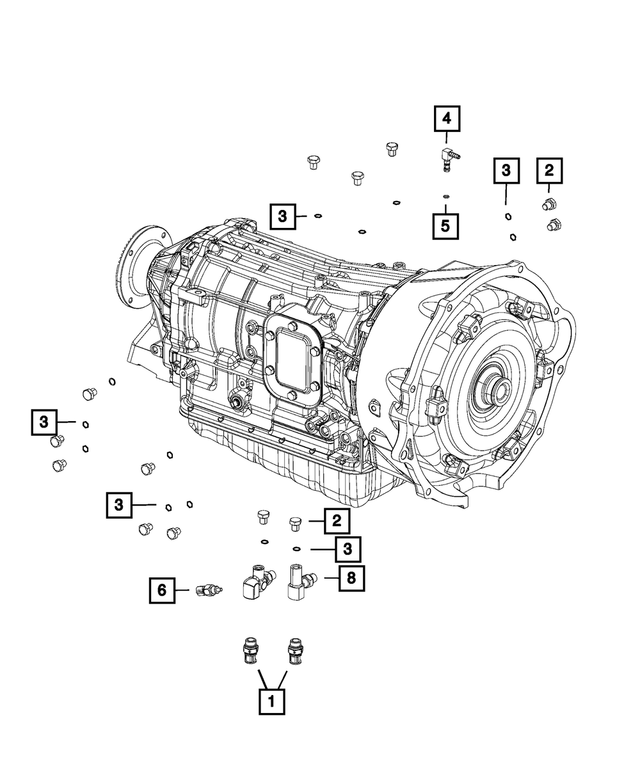 « 68020019AB – Transmission : Carter De Transmission Bouchon pour Mopar Image »